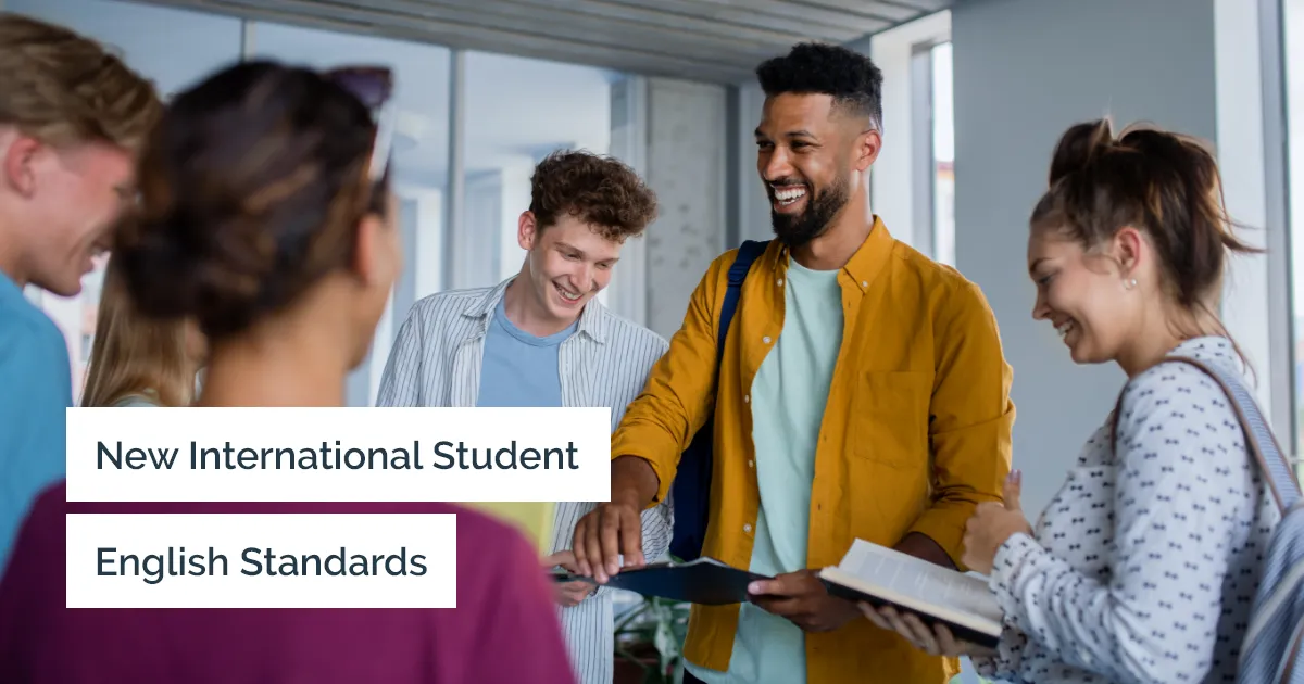 New english standards for overseas students