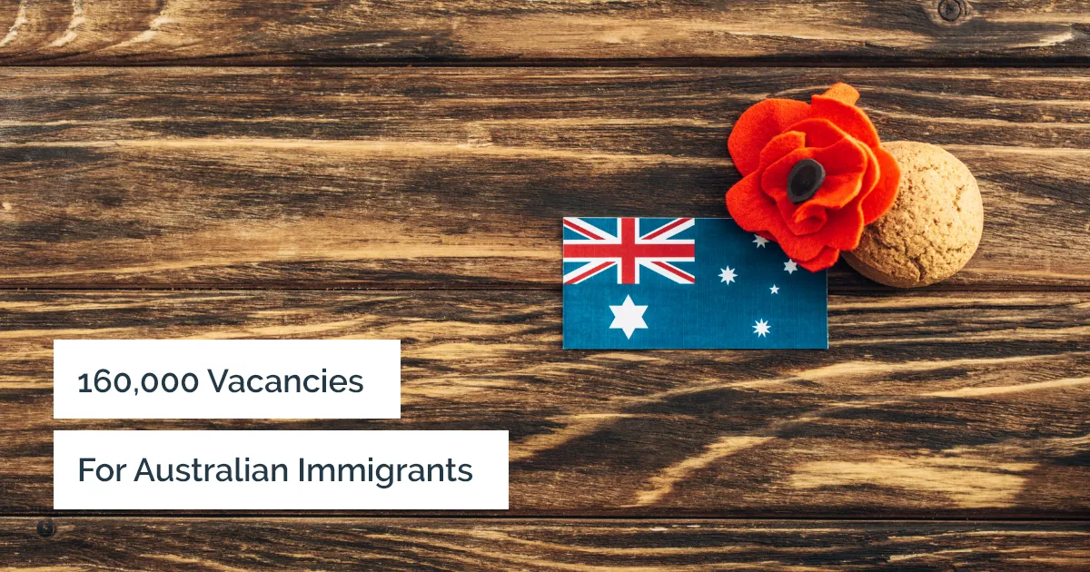 Australia announces 160,000 vacancies for immigration