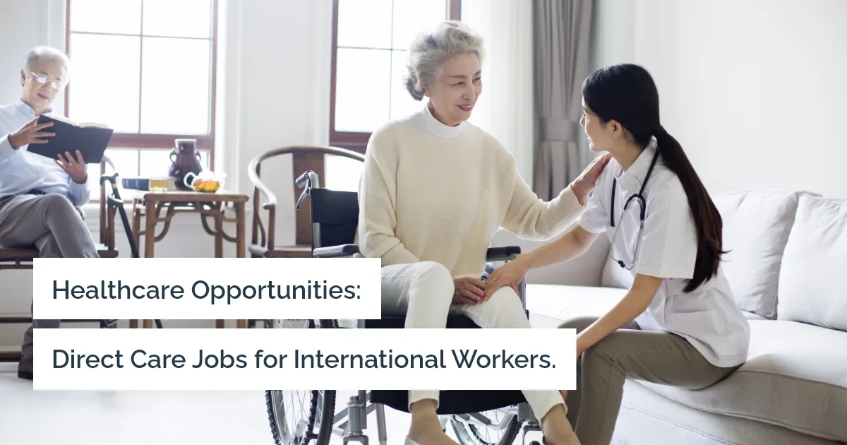 Expanded opportunities in healthcare: direct care occupations