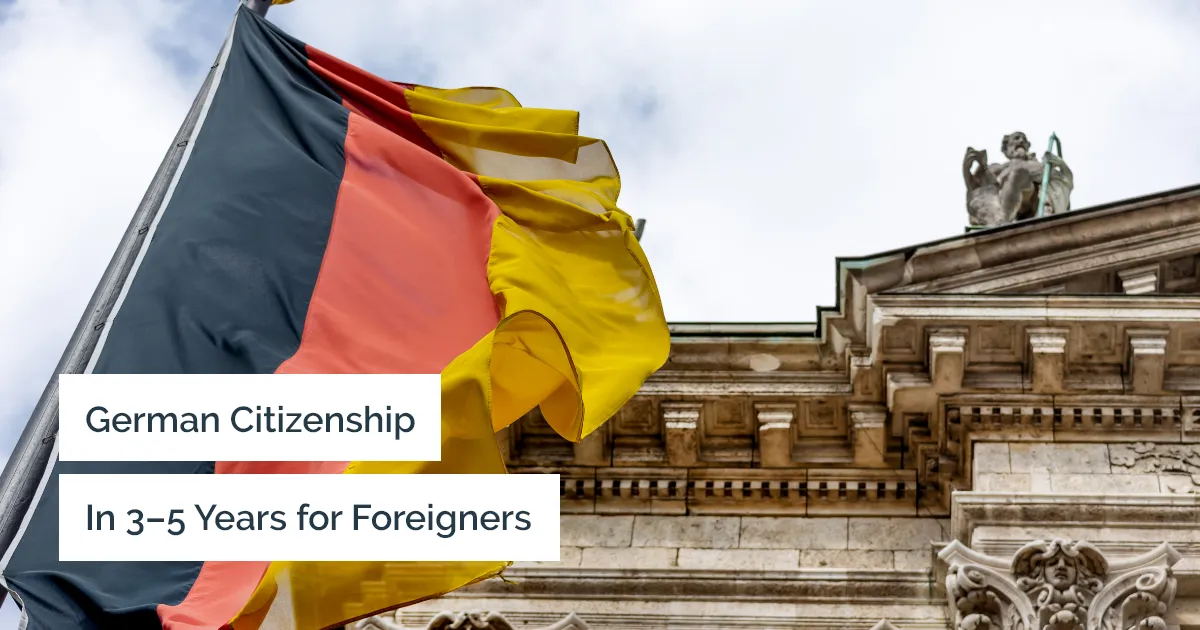 Foreigners to get German citizenship in 3 to 5 years