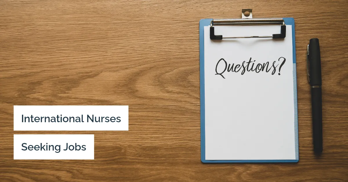 Frequently asked questions by international nurses seeking jobs in the UK