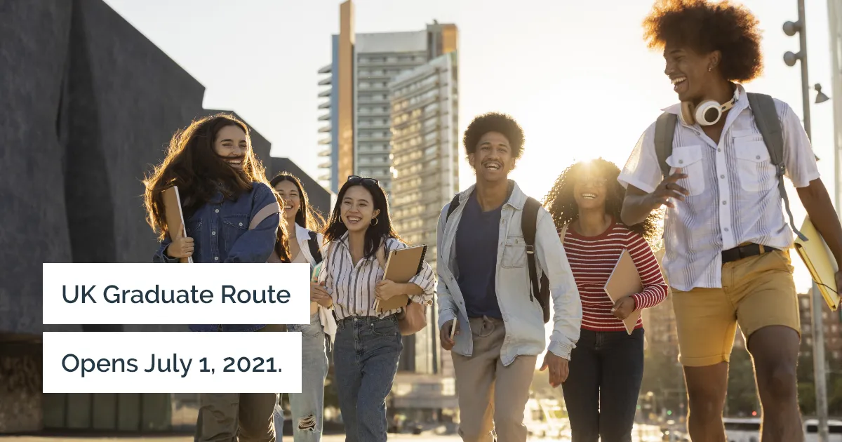 Graduate route to open to international students in the UK on 1 July 2021
