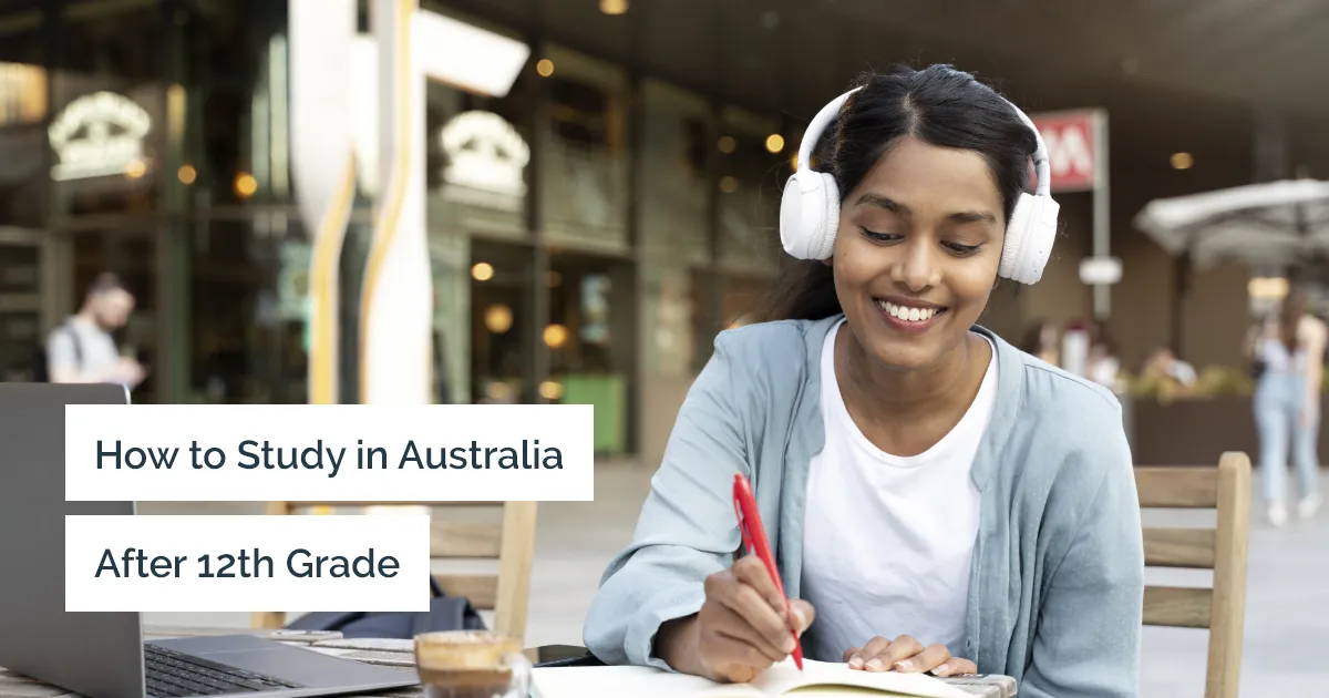 How can Indian students study in Australia after the 12th grade?