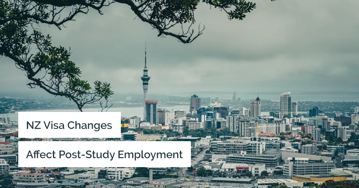 Proposed student visa changes in New Zealand will affect post-study employment opportunities