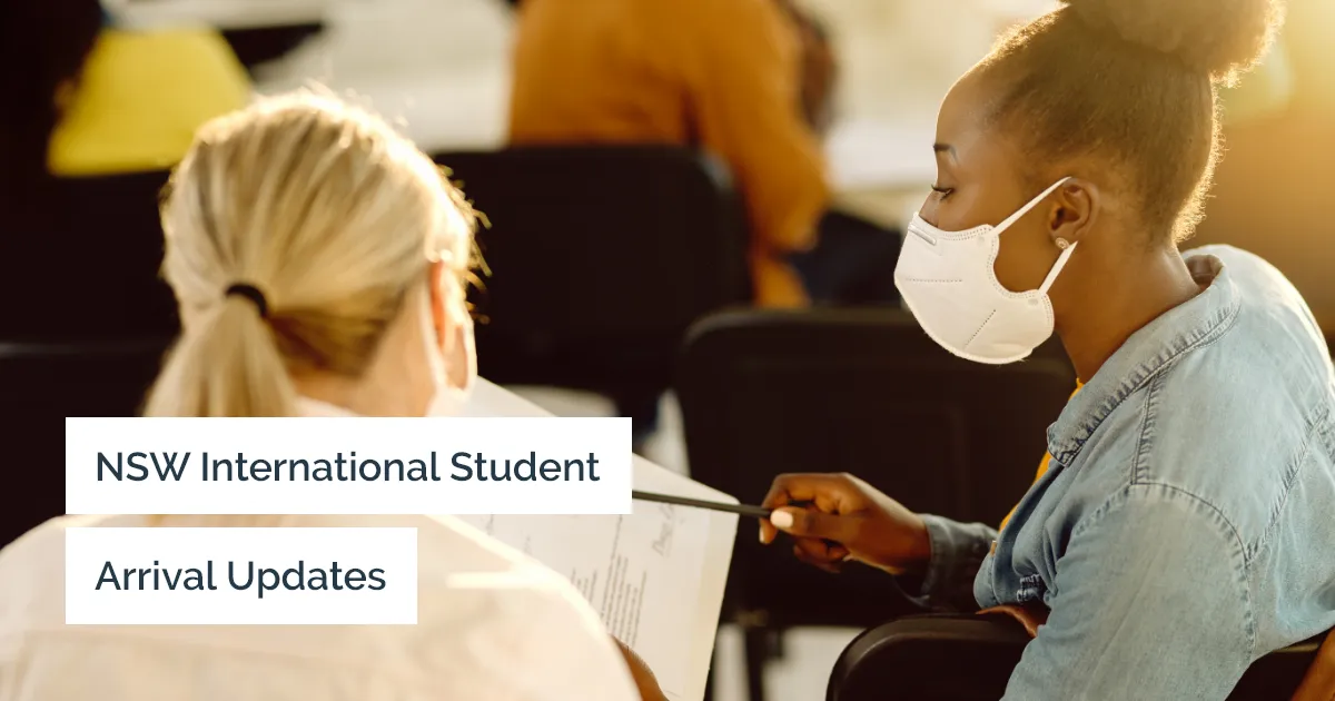 Updates on international student arrival plans: NSW