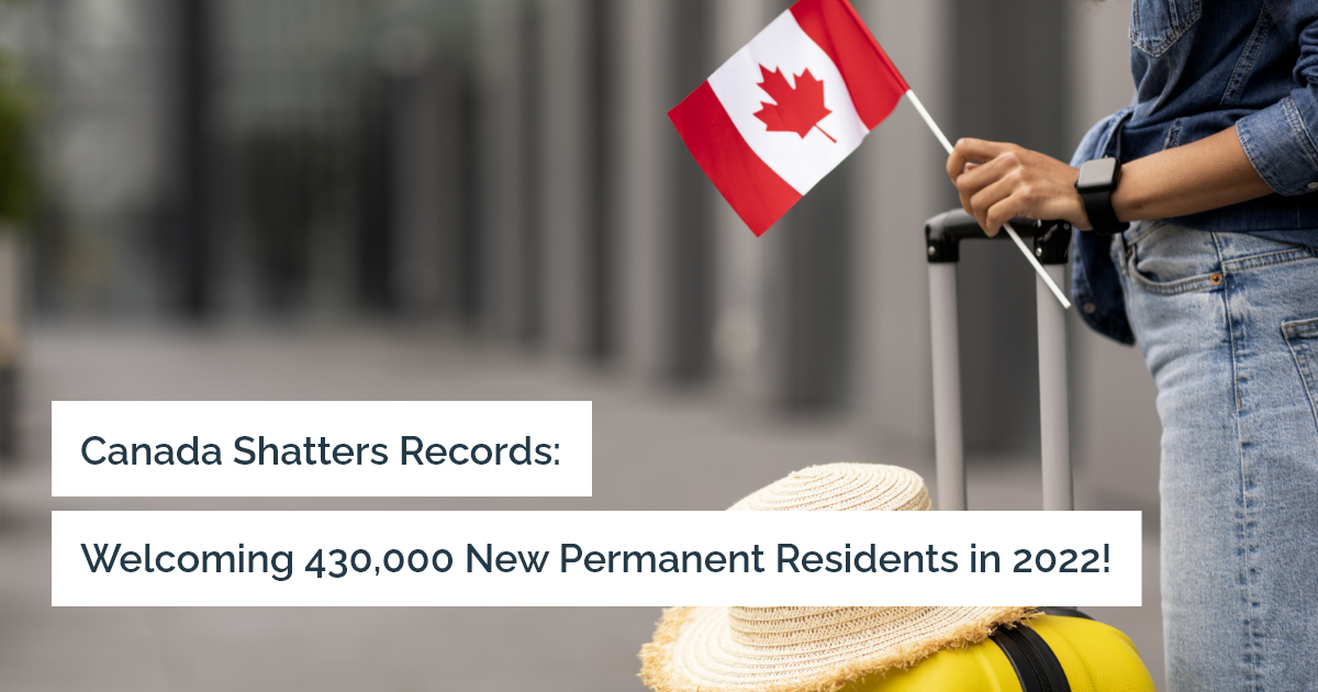 Canada sets immigration record with 4.3 lakh new permanent residents in